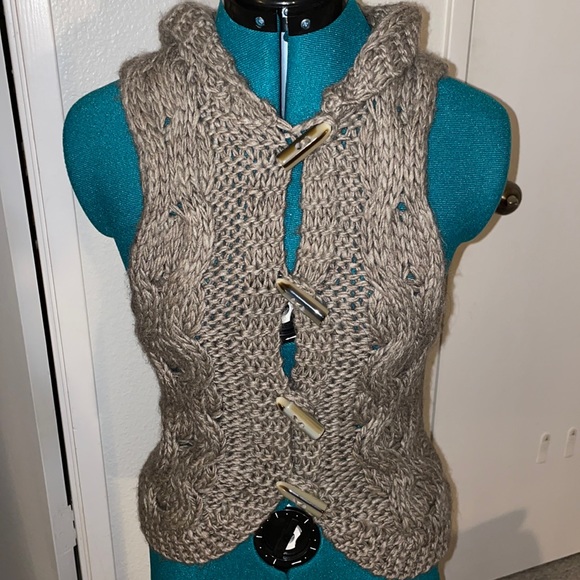 Sweaters No Sleeve With Hoodie Cardigan Poshmark